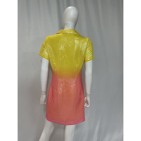 Lpa 'Jacinda' Pink Sequin Ebellished Dress Size M - Picture 3 of 5